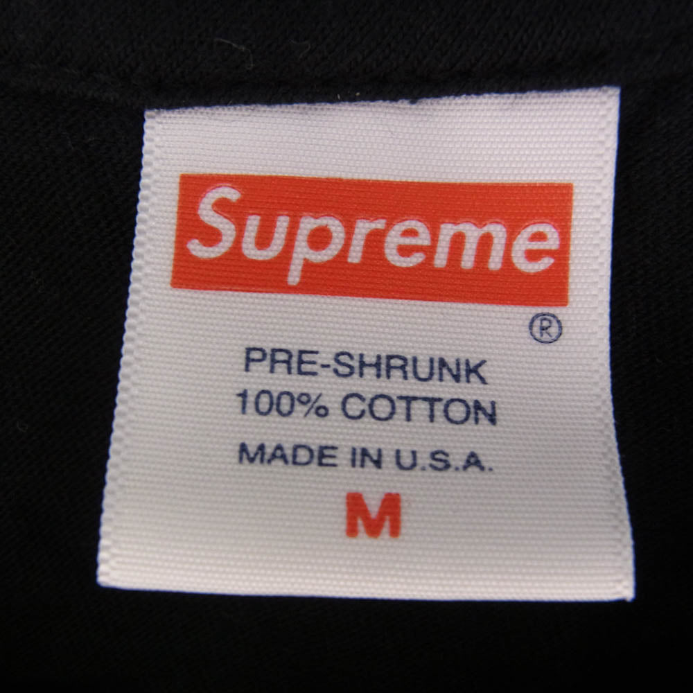 Supreme シュプリーム 21SS Not Sorry Tee ノット ソーリー プリント Tシャツ 半袖 ブラック系 M【中古】