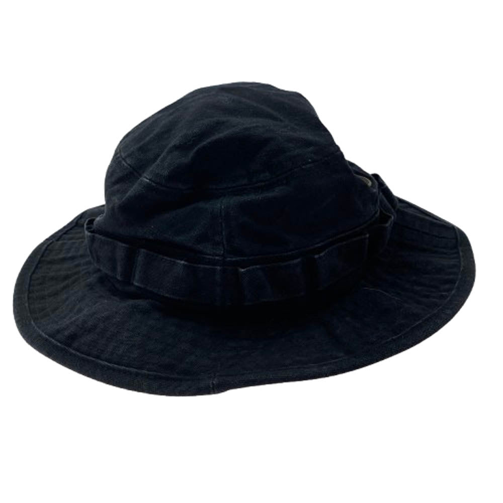Supreme シュプリーム 24SS Washed Canvas Boonie ウォッシュド キャンバス ブーニー ハット ブラック系【中古】