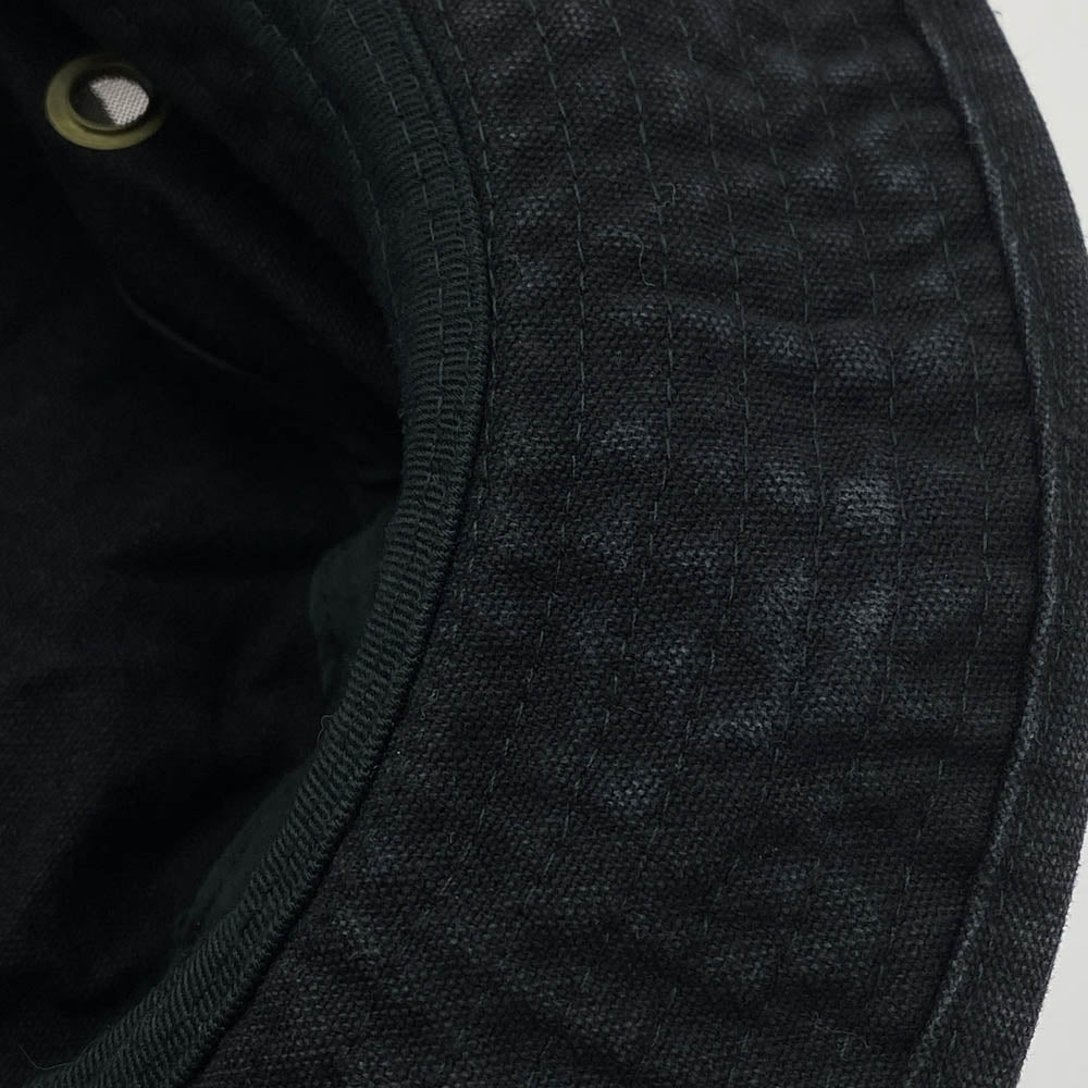 Supreme シュプリーム 24SS Washed Canvas Boonie ウォッシュド キャンバス ブーニー ハット ブラック系【中古】