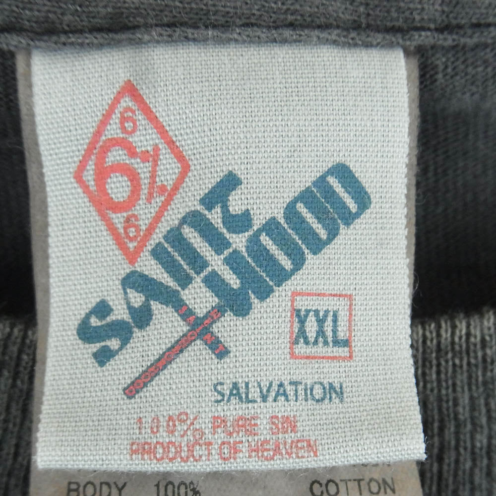 SAINT MICHAEL セントマイケル 25SS SM-HR8-0000-C68 NEIGHBORHOOD STHD. SS TEE PRAY ネイバーフッド カットソー 半袖 Tシャツ グレー系 XXL【中古】