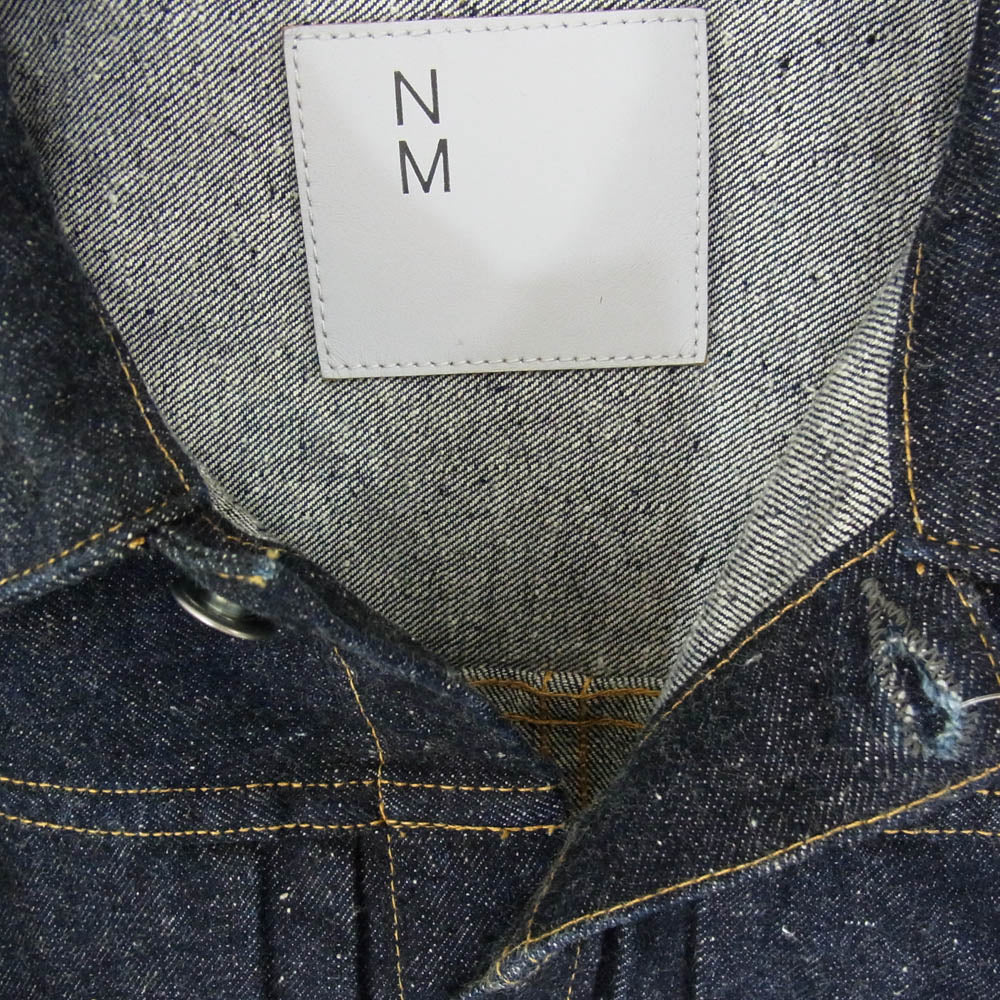 New Manual ニューマニュアル JK-YY-0001 #001 T BACK DENIM JACKET ティー バック デニム ジャケット インディゴブルー系 FREE【中古】