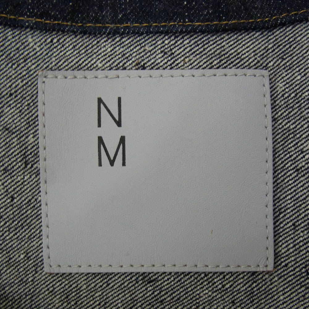 New Manual ニューマニュアル JK-YY-0001 #001 T BACK DENIM JACKET ティー バック デニム ジャケット インディゴブルー系 FREE【中古】