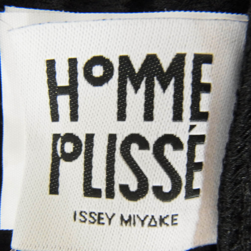 ISSEY MIYAKE イッセイミヤケ 24SS HP43JJ102 HOMME PLISSE MONTHLY COLOR オムプリッセ オープンカラー プリーツ 半袖 シャツ ブラック系 3【中古】