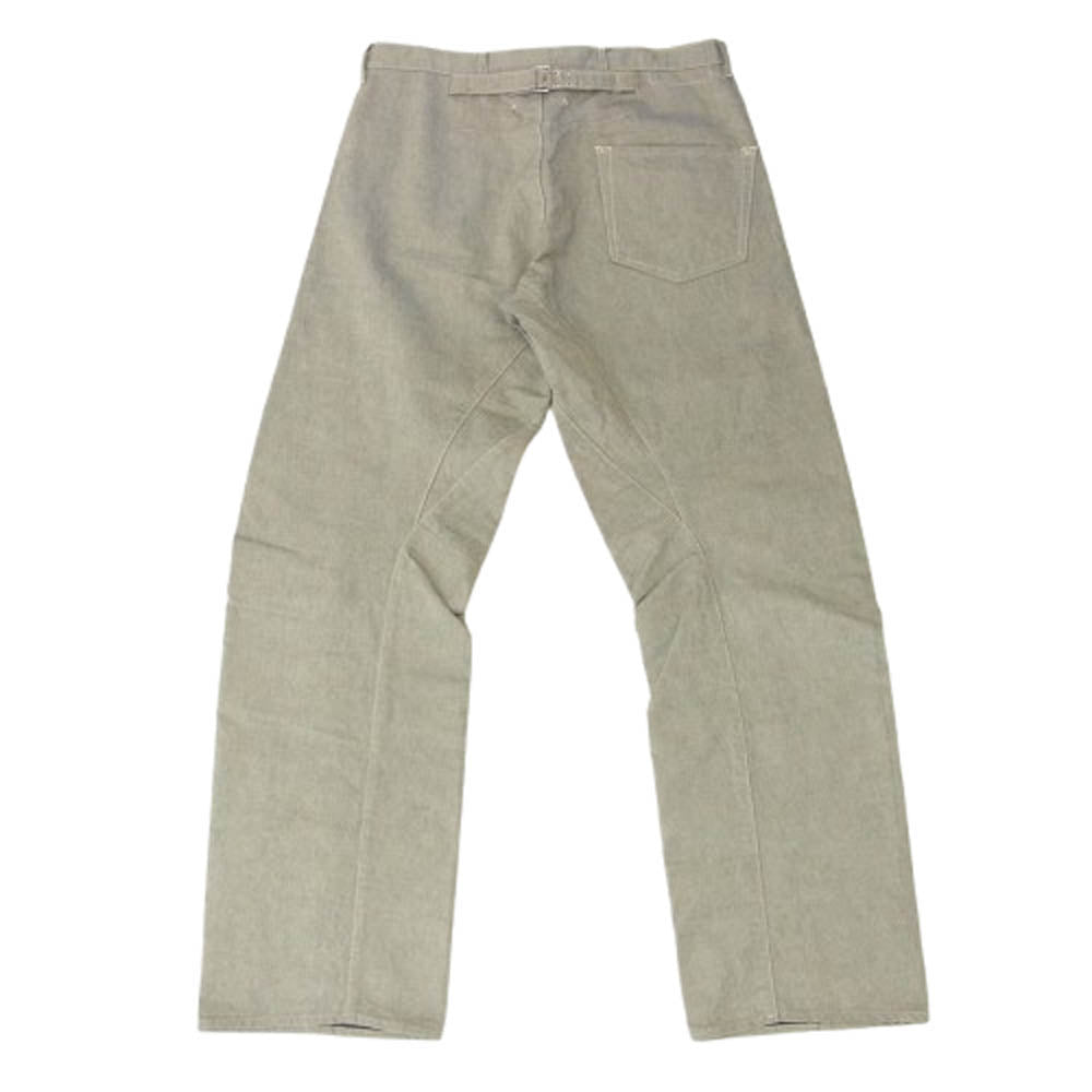 MAISON MARGIELA メゾンマルジェラ 24SS S67LA0036 M30004 国内正規品 PANTS 5 POCKETS 4ステッチ 四つタグ 5ポケット ワイド デニム パンツ グレー系 33【中古】