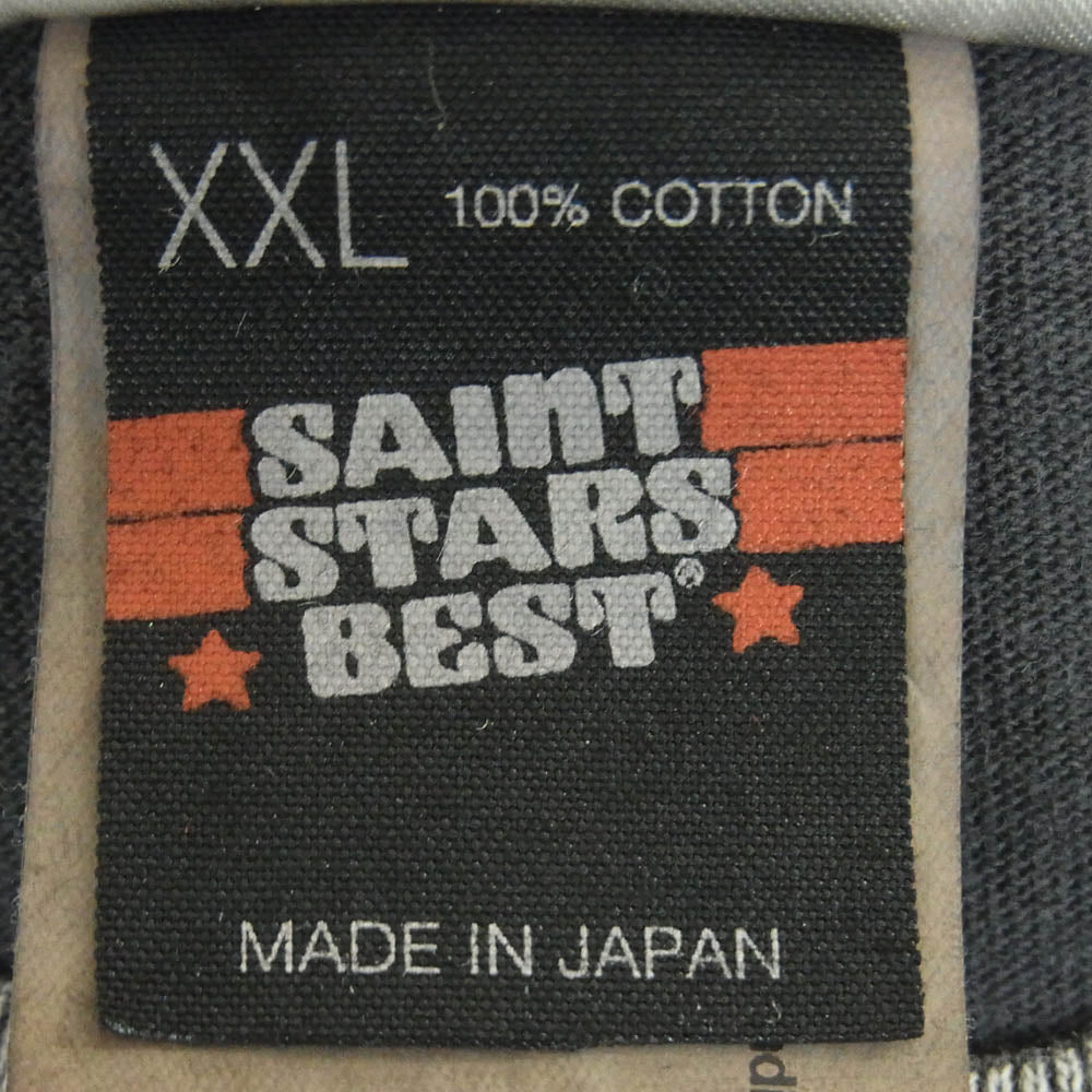 SAINT MICHAEL セントマイケル 25SS SM-HR8-0000-C14 2PAC 2PC SS TEE トゥパック プリント 半袖 Tシャツ グレー系 XXL【中古】