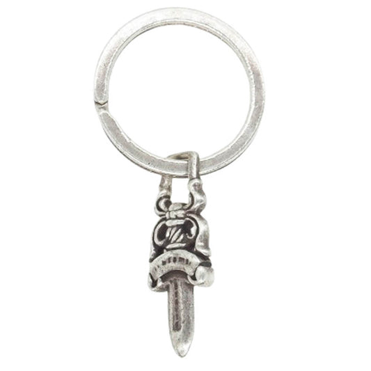 CHROME HEARTS クロムハーツ（原本無） RNG&No5 DGGR キーリング #5 ダガー シルバー キーリング シルバー系【中古】