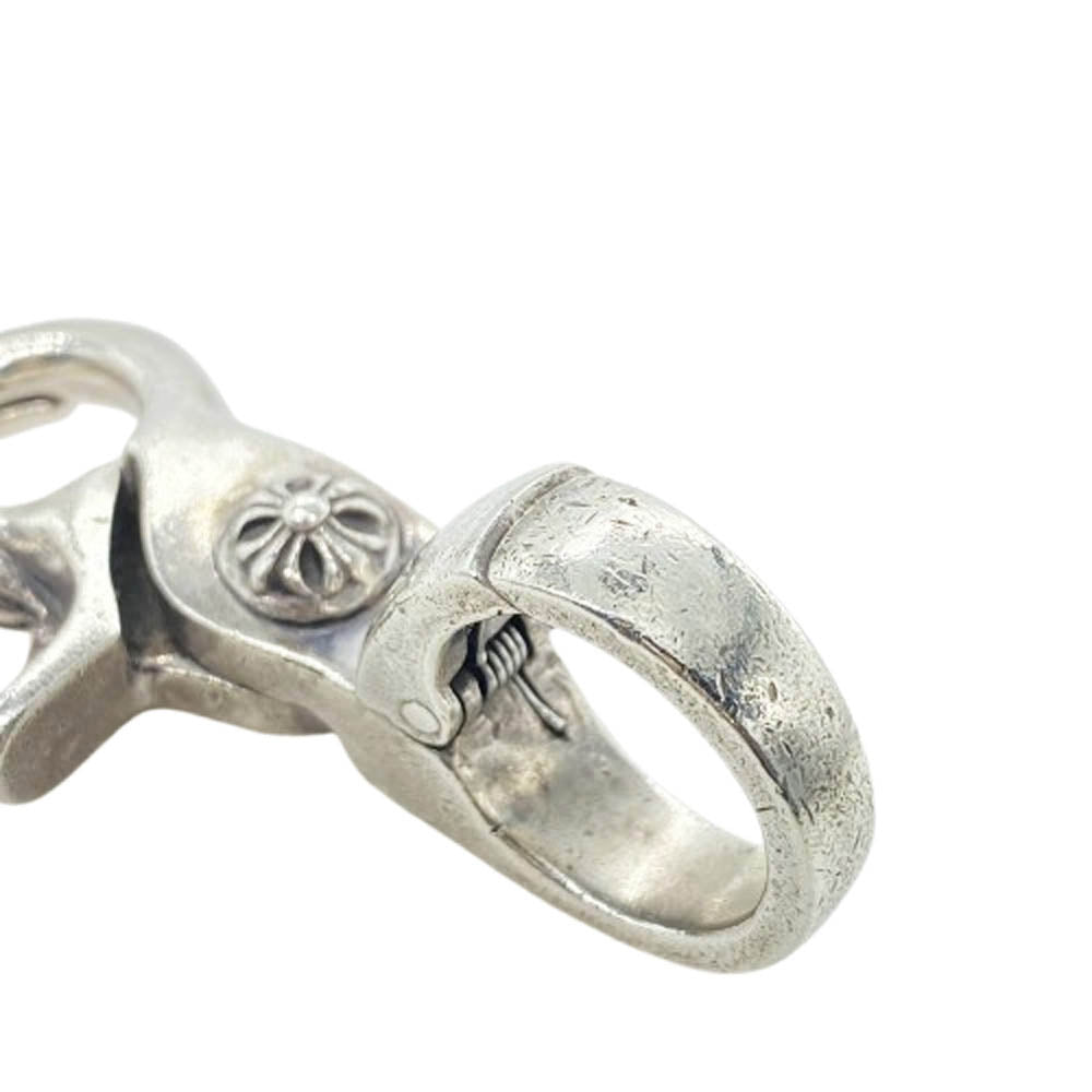 CHROME HEARTS クロムハーツ（原本有） QUICK CLIP CROSS BALL クイッククリップ クロスボール シルバークリップ シルバー系【中古】
