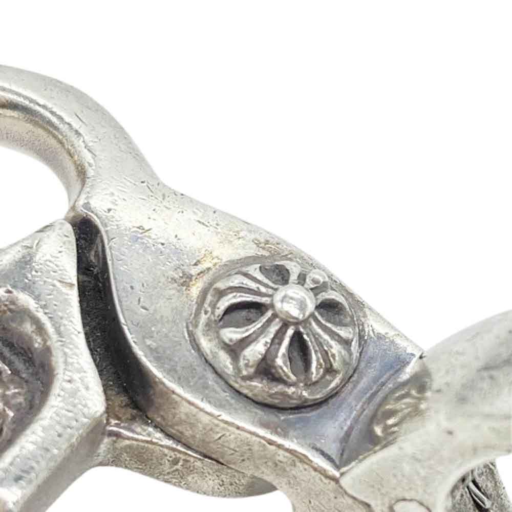 CHROME HEARTS クロムハーツ（原本有） QUICK CLIP CROSS BALL クイッククリップ クロスボール シルバークリップ シルバー系【中古】