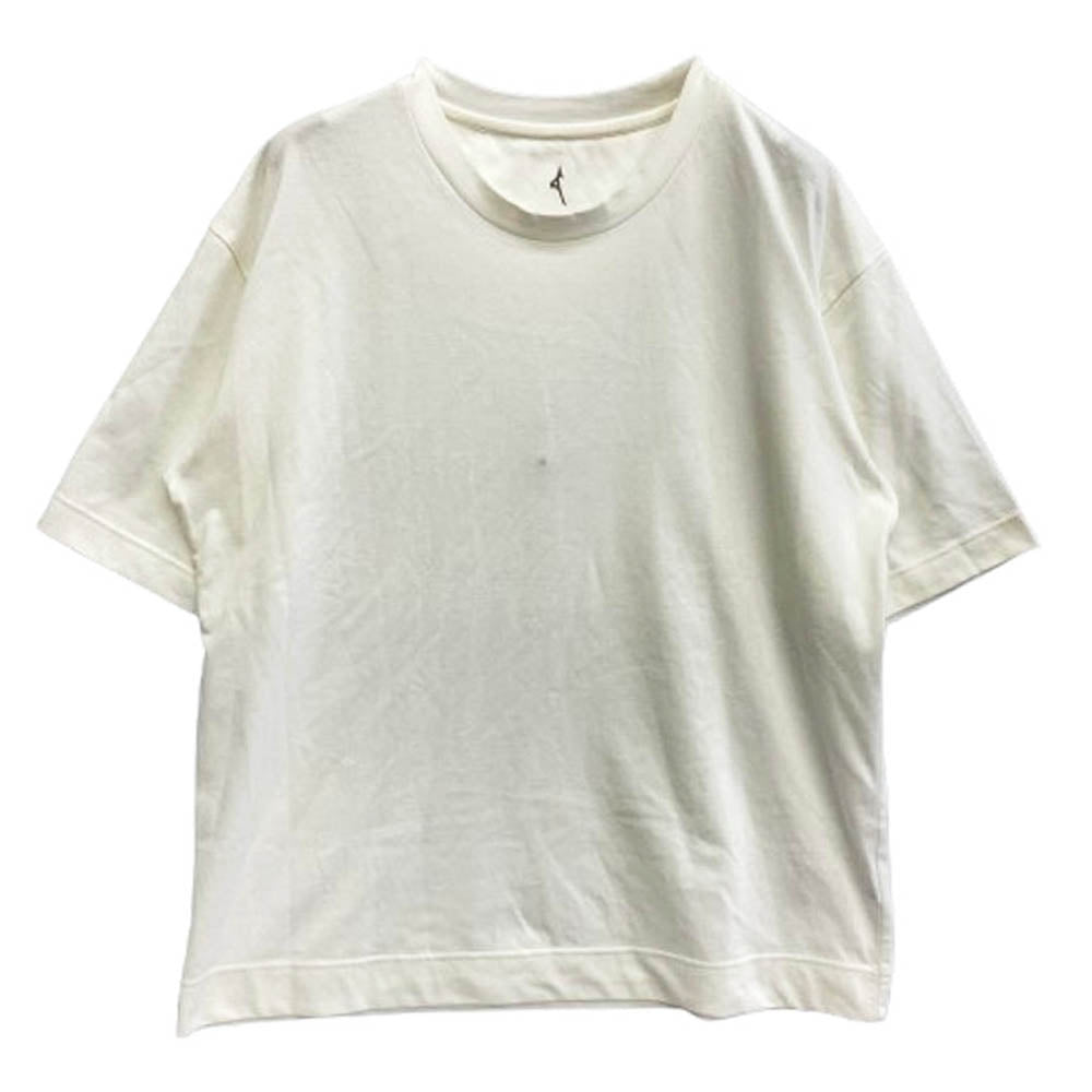 MARGARET HOWELL マーガレットハウエル 579-4154009 MIZUNO ミズノ COTTON POLYESTER JERSEY コットンポリエステル 半袖 Tシャツ ホワイト系 M【中古】