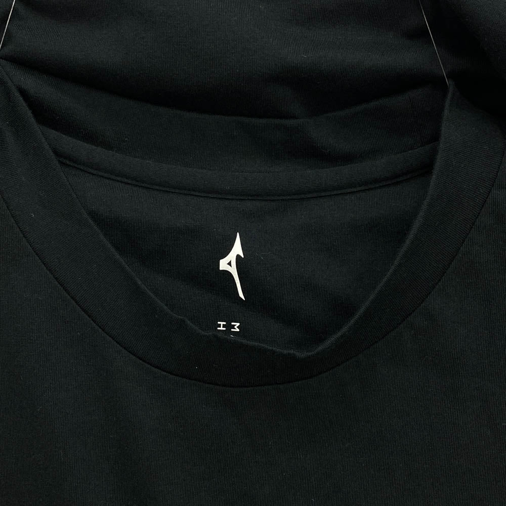MARGARET HOWELL マーガレットハウエル 579-4154008 MIZUNO ミズノ COTTON POLYESTER JERSEY コットンポリエステル ノースリーブ ジャージー Tシャツ ブラック系 L【極上美品】【中古】