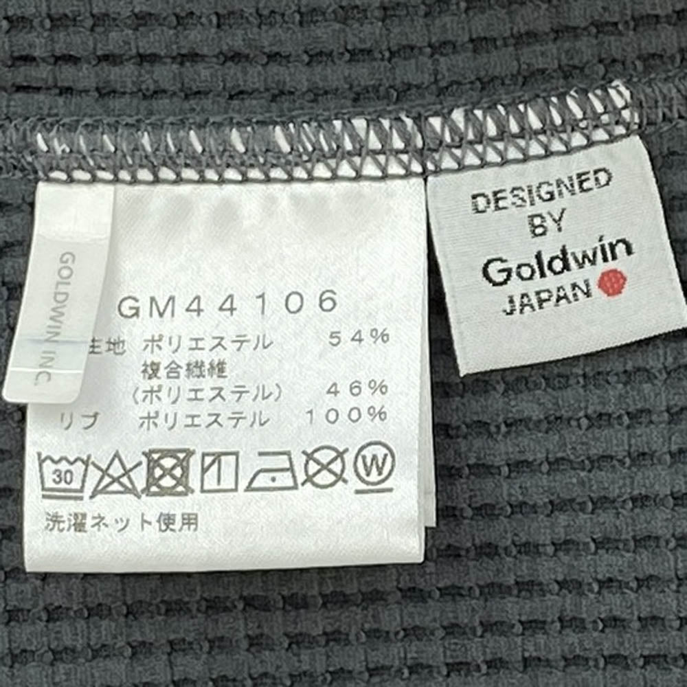 Goldwin ゴールドウィン GM44106 ワッフル ライト サーマル Tシャツ 長袖 カットソー グレー グレー系 S【新古品】【未使用】【中古】