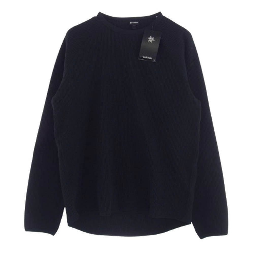 Goldwin ゴールドウィン GM44106 ワッフル ライト サーマル Tシャツ 長袖 カットソー ブラック ブラック系 S【新古品】【未使用】【中古】