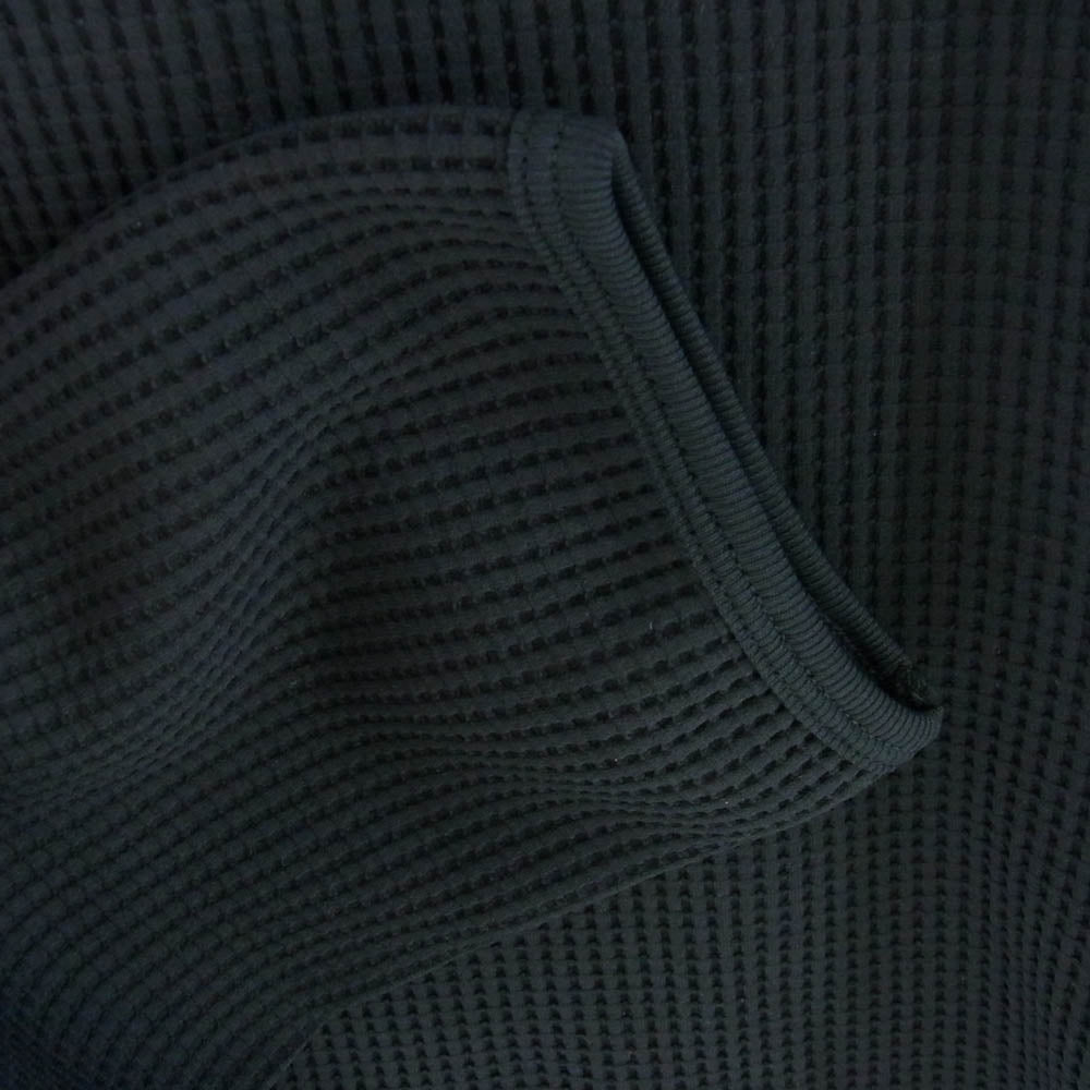 Goldwin ゴールドウィン GM44106 ワッフル ライト サーマル Tシャツ 長袖 カットソー ブラック ブラック系 S【新古品】【未使用】【中古】