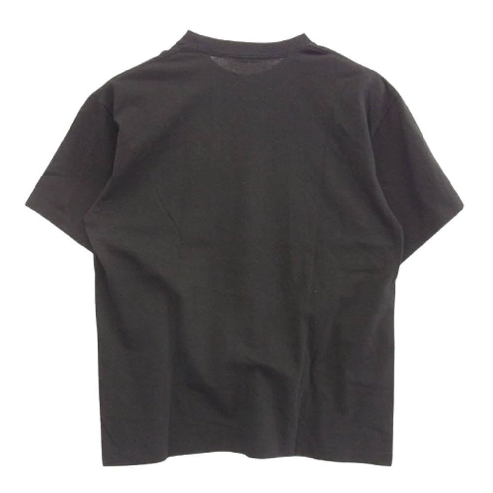 COMOLI コモリ 24SS Z01-05010 コットンジャージ 半袖 Tシャツ ブラック系 2【極上美品】【中古】