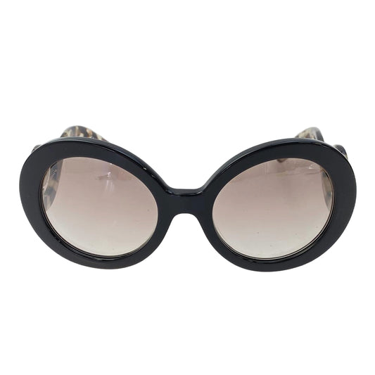 PRADA プラダ UAO4O0 Minimal Baroque オーバル サングラス アイウェア 55□22【中古】