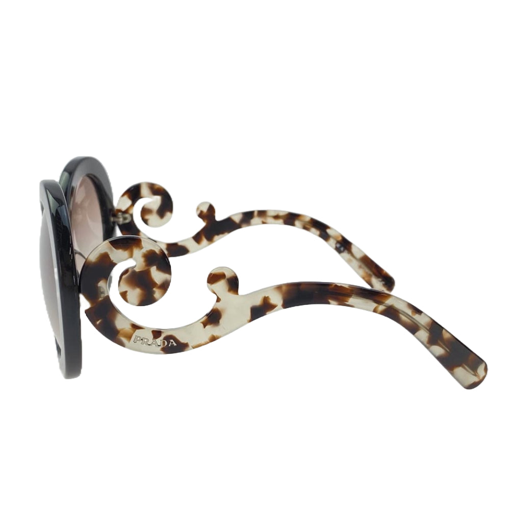 PRADA プラダ UAO4O0 Minimal Baroque オーバル サングラス アイウェア 55□22【中古】