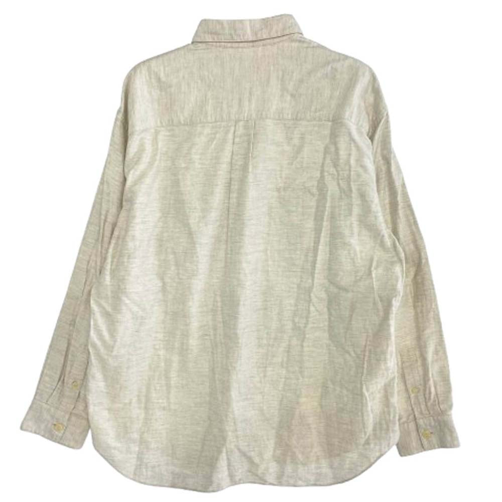 SEVEN BY SEVEN セブンバイセブン 800-9250024 モールスキンタックシャツ ホワイト系 L【中古】