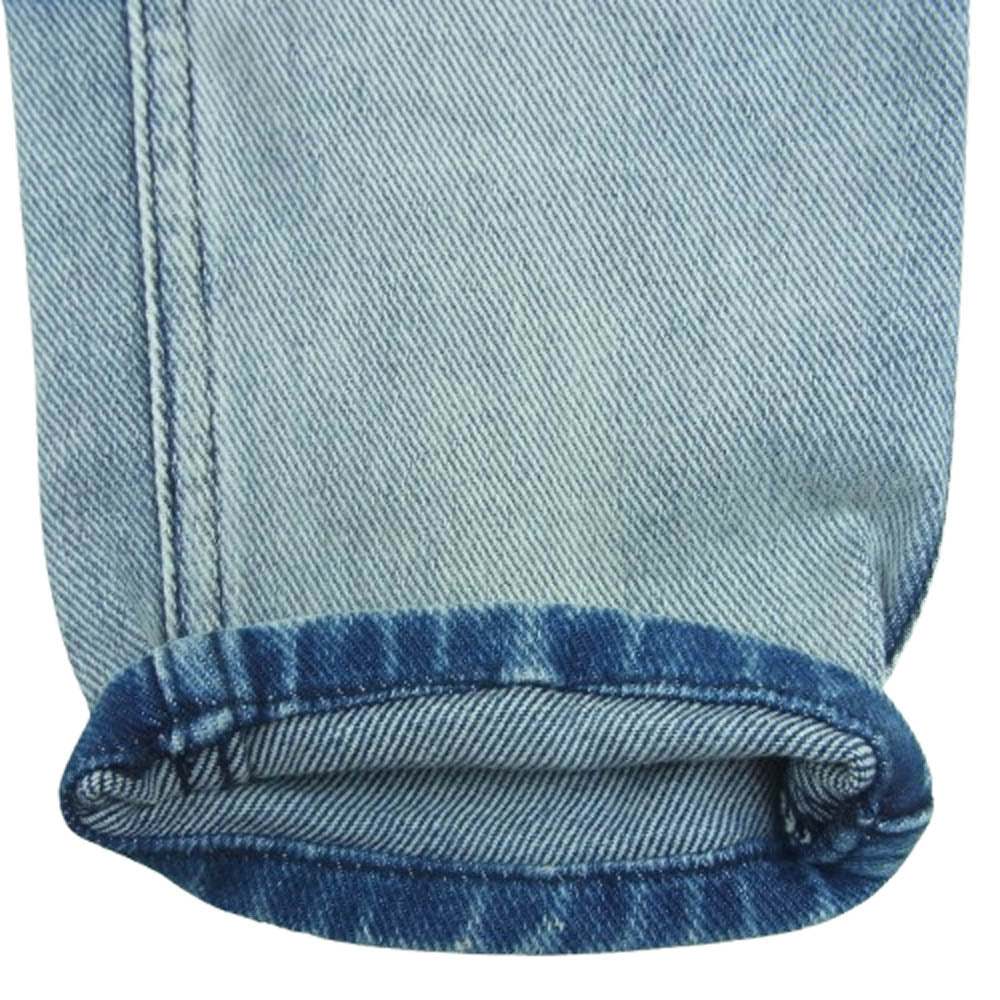 スビ VAN WINKLE DENIM ダメージ加工 ストレッチ スキニー デニム パンツ インディゴブルー系 29【中古】