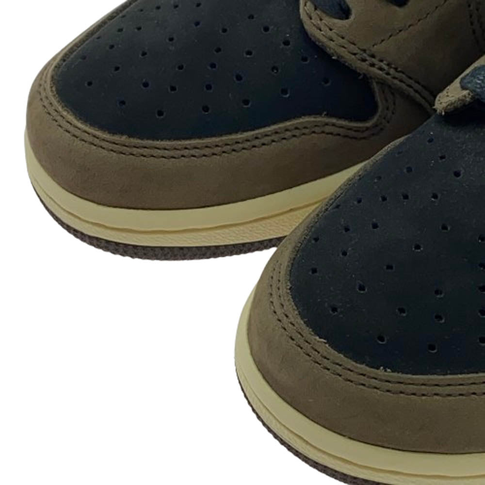 NIKE AIR JORDAN ナイキ ジョーダン CQ4277-001 フェイクバスターズ鑑定済 Travis Scott Air Jordan 1 Low OG SP T Black Dark Mocha トラヴィススコット エア ジョーダン ロー ブラック ダーク モカ ブラック系 ダークブラウン系 27.0【新古品】【未使用】【中古】