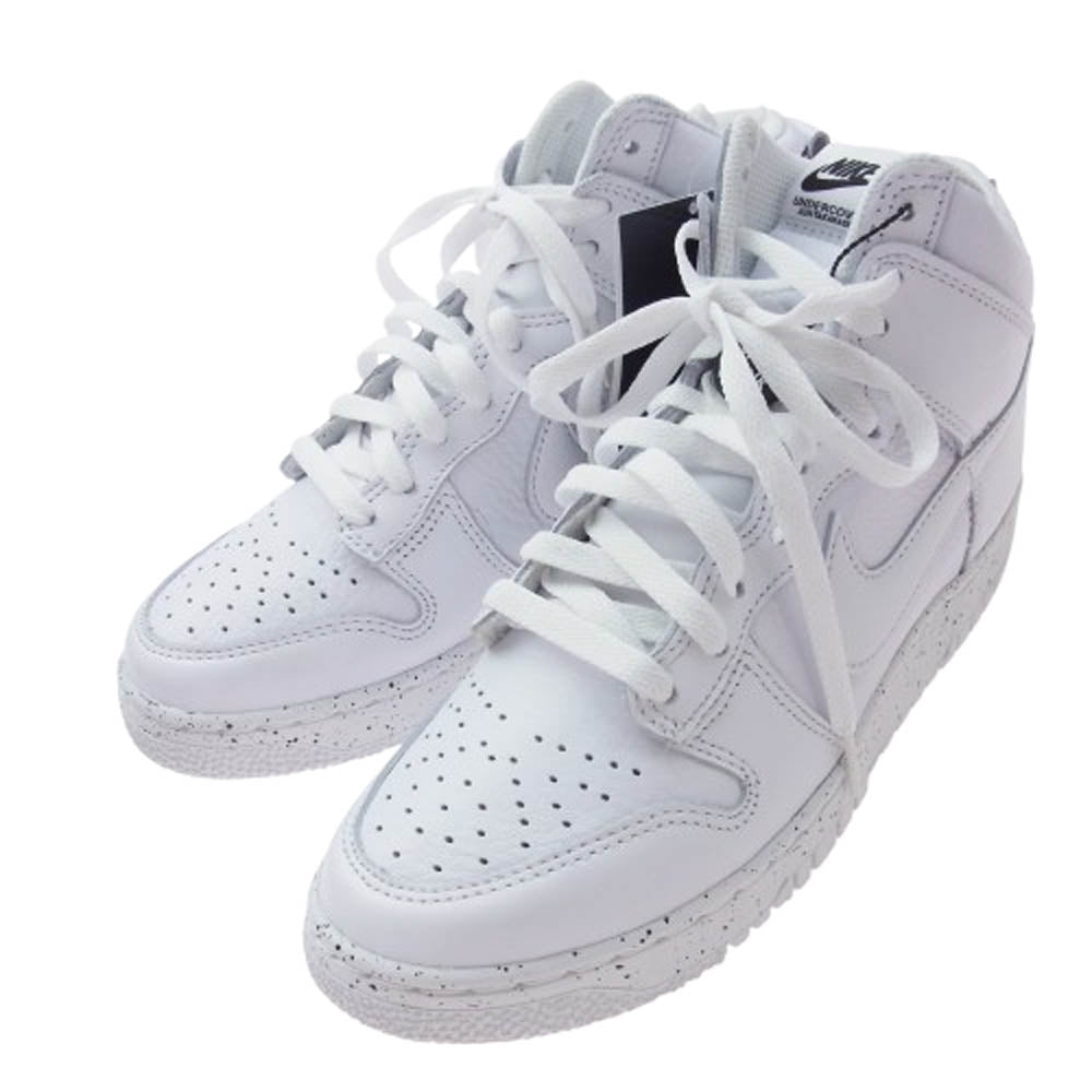 NIKE ナイキ DQ4121-100 UNDERCOVER Dunk High Chaos White アンダーカバー ダンク ハイ カオス ホワイト ホワイト系 24.5cm【極上美品】【中古】