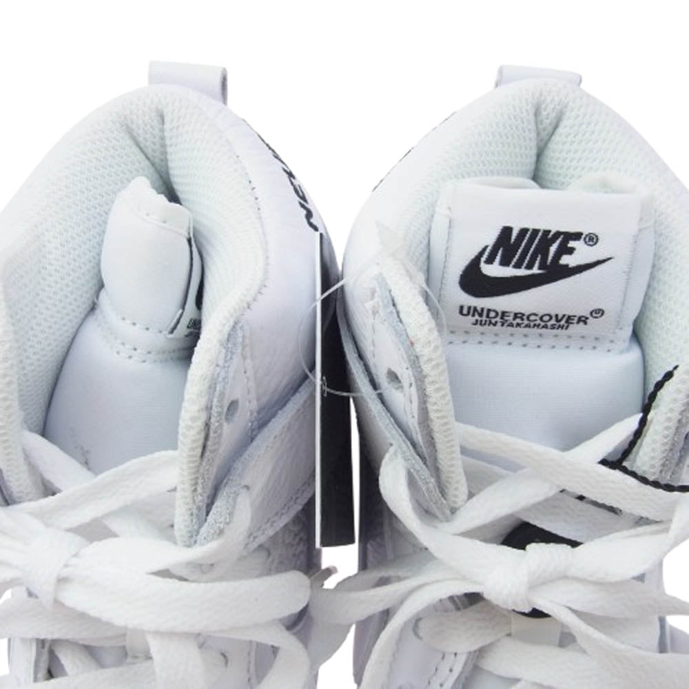 NIKE ナイキ DQ4121-100 UNDERCOVER Dunk High Chaos White アンダーカバー ダンク ハイ カオス ホワイト ホワイト系 24.5cm【極上美品】【中古】