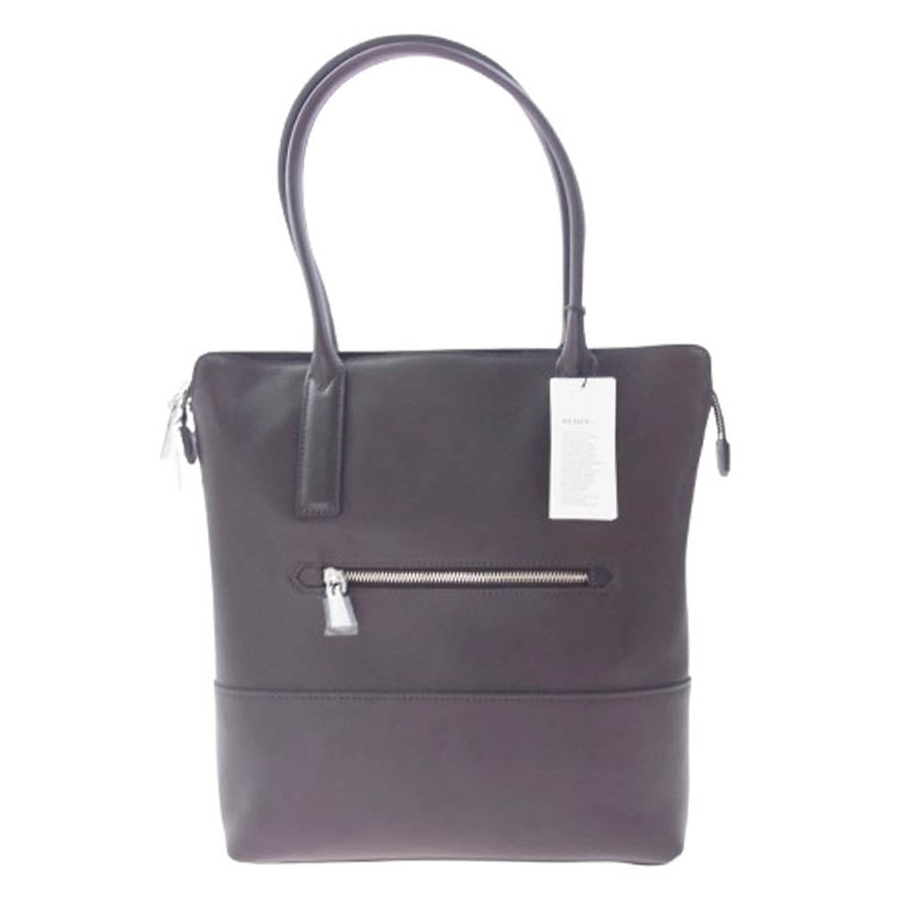 aniary アニアリ 36-02000 Artisan Leather アルティザン レザー トート ビジネス バッグ ダークブラウン系【新古品】【未使用】【中古】