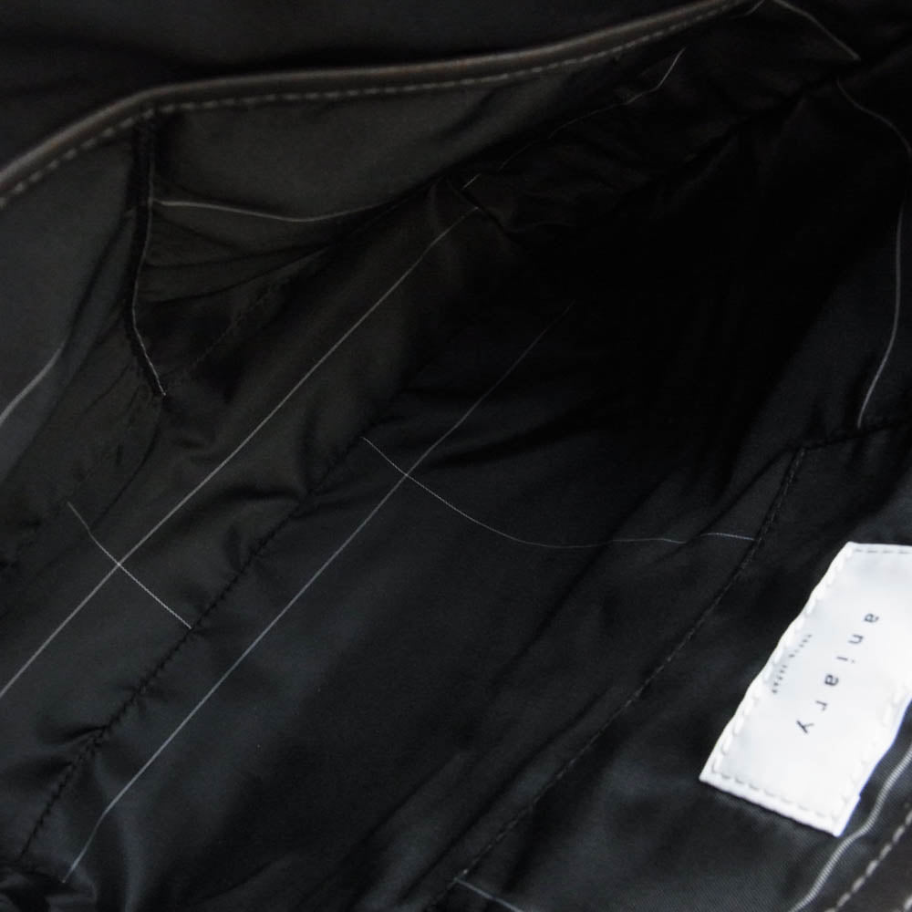 aniary アニアリ 36-02000 Artisan Leather アルティザン レザー トート ビジネス バッグ ダークブラウン系【新古品】【未使用】【中古】