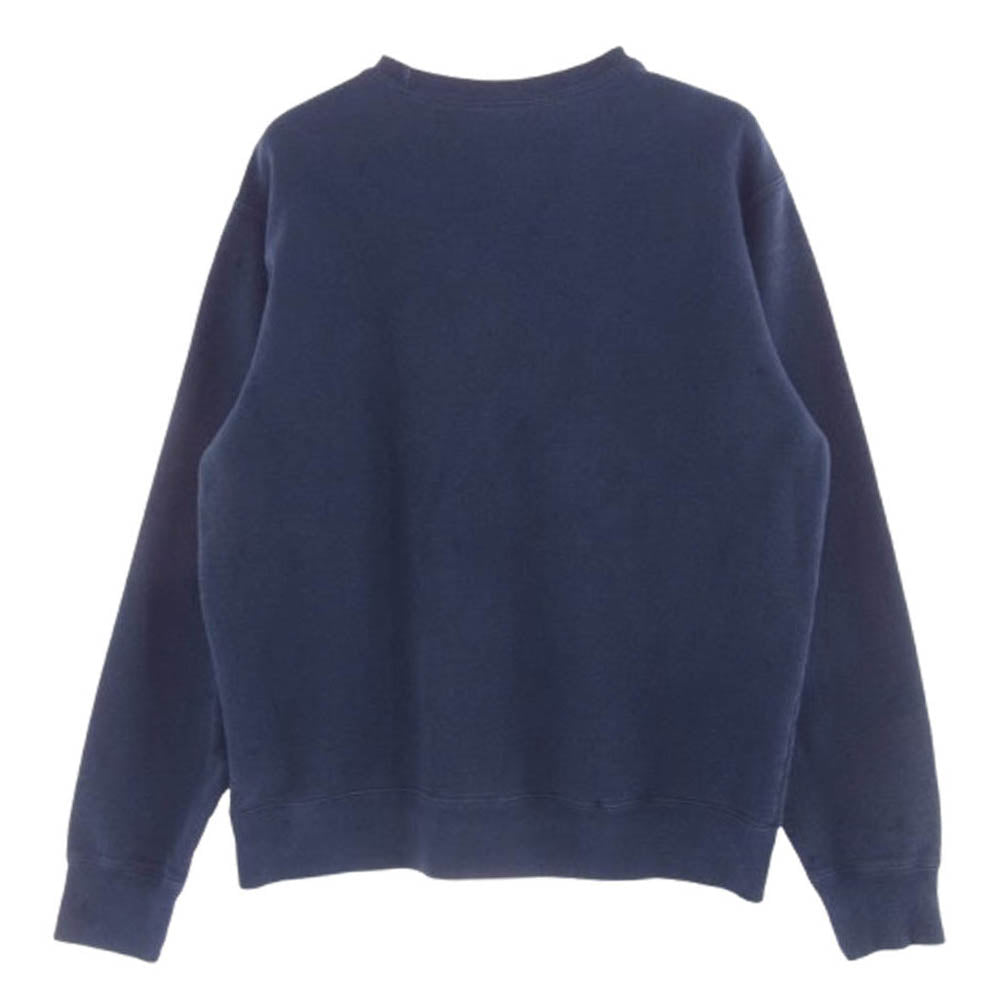 Supreme シュプリーム 20SS Kanji Logo Crewneck 漢字ロゴ クルーネック スウェット ネイビー系 S【中古】
