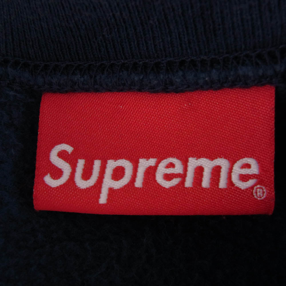 Supreme シュプリーム 20SS Kanji Logo Crewneck 漢字ロゴ クルーネック スウェット ネイビー系 S【中古】
