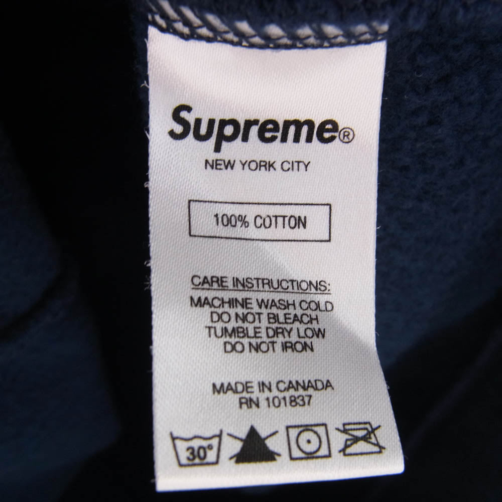 Supreme シュプリーム 20SS Kanji Logo Crewneck 漢字ロゴ クルーネック スウェット ネイビー系 S【中古】