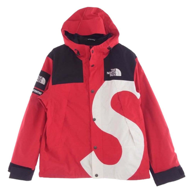 Supreme シュプリーム 20AW NP62002I × THE NORTH FACE ノースフェイス S Logo Mountain Jacket エスロゴ マウンテンジャケット ナイロンジャケット ブラック系 レッド系 S【中古】