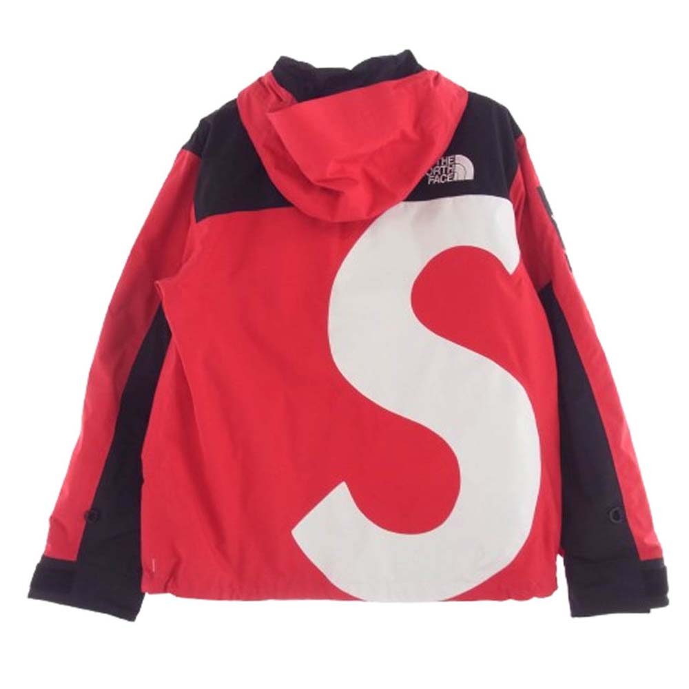 Supreme シュプリーム 20AW NP62002I × THE NORTH FACE ノースフェイス S Logo Mountain Jacket エスロゴ マウンテンジャケット ナイロンジャケット ブラック系 レッド系 S【中古】