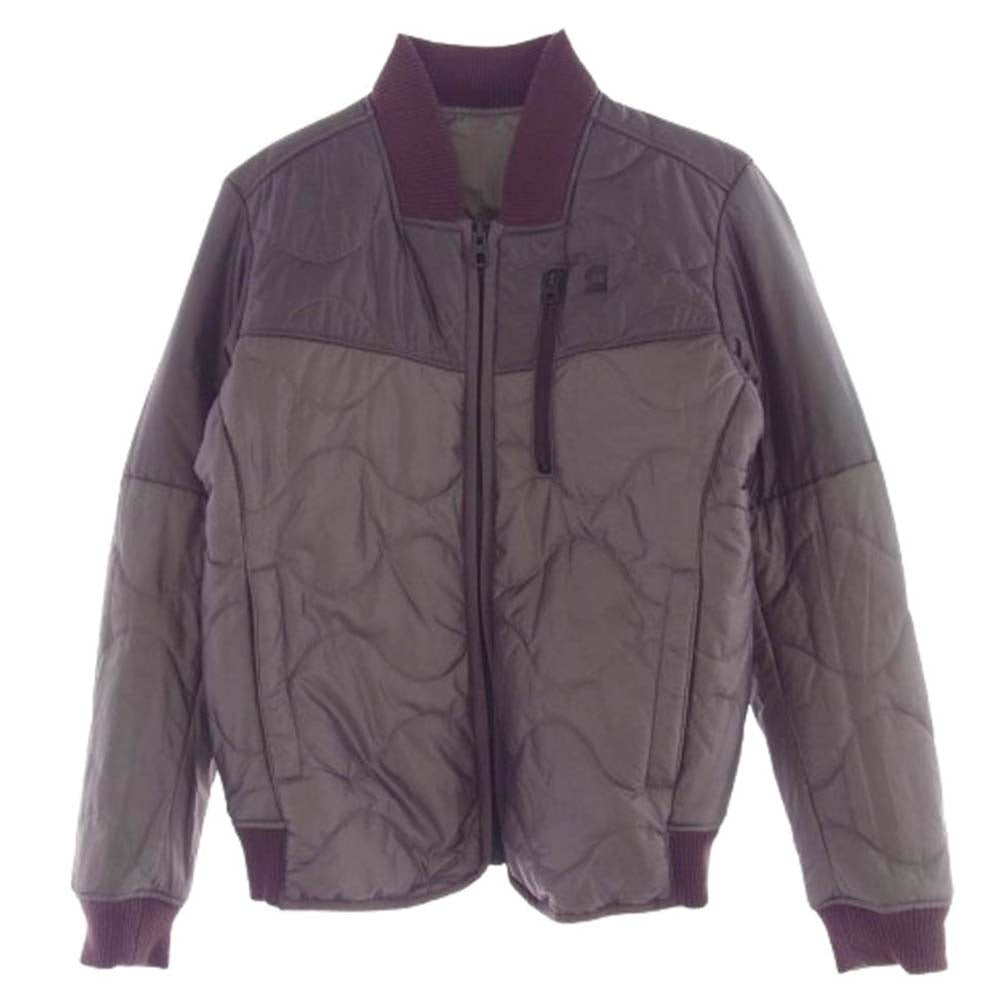 G-STAR ジースター 82153D CLACKBY REVERSIBLE BOMBER リーバーシブル ボンバー ジャケット カーキ系 M【中古】