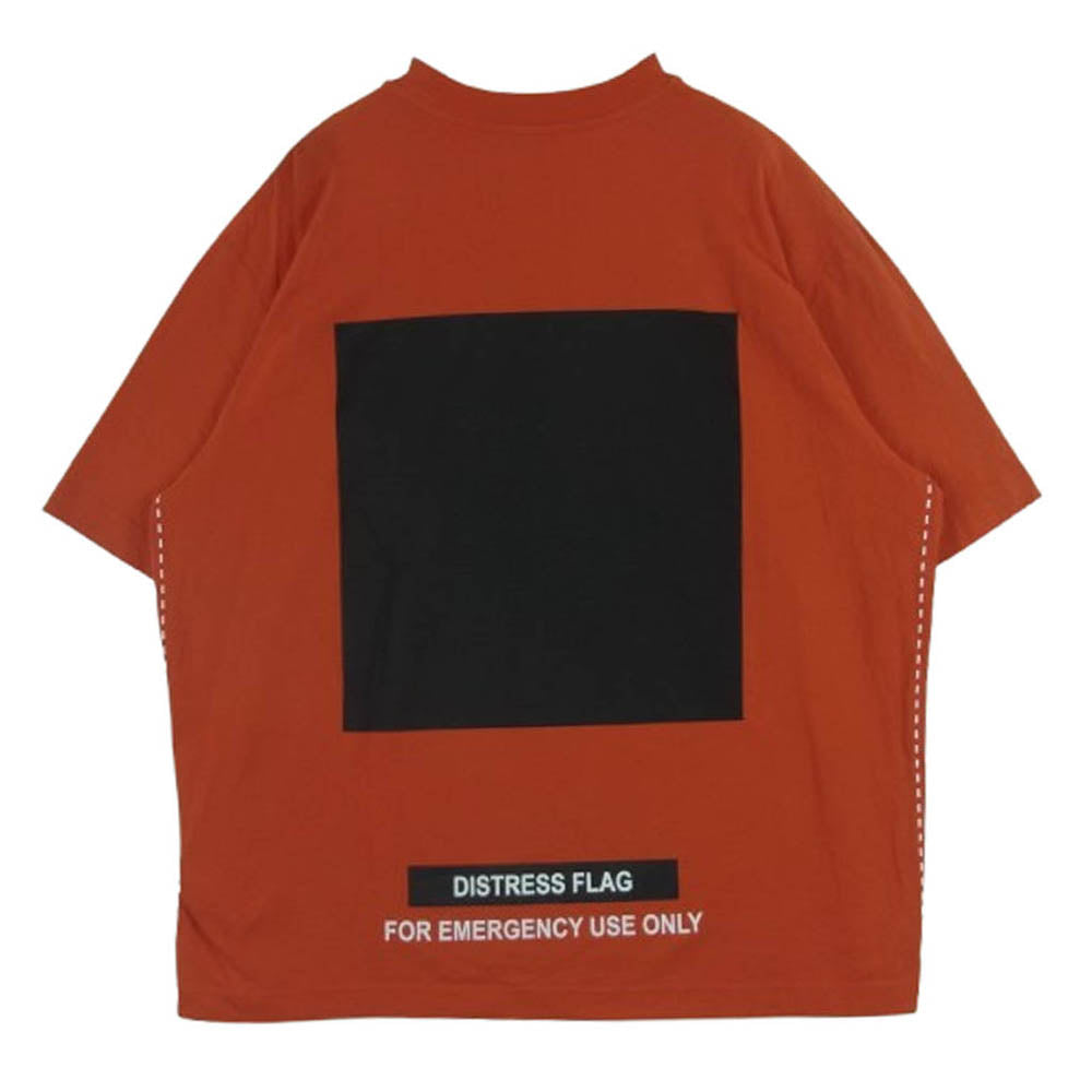 MONCLER モンクレール 22SS H109H8C00001 809E3 GENIUS ジーニアス CRAIG GREEN Jersey Graphic Print T-Shirt 半袖 Tシャツ オレンジ系 L【中古】