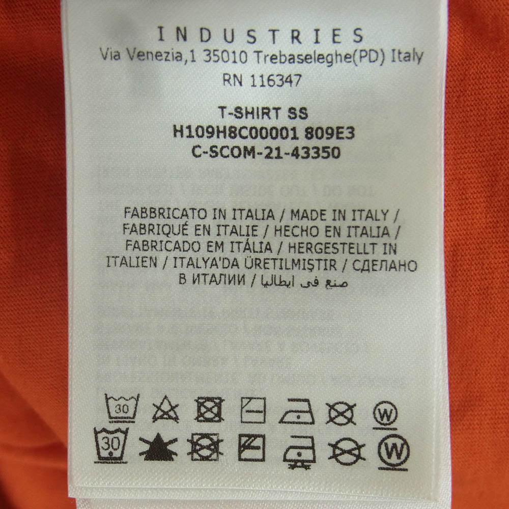 MONCLER モンクレール 22SS H109H8C00001 809E3 GENIUS ジーニアス CRAIG GREEN Jersey Graphic Print T-Shirt 半袖 Tシャツ オレンジ系 L【中古】