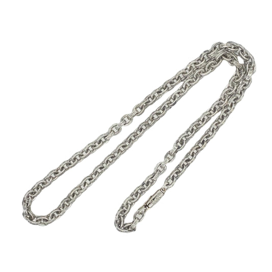 CHROME HEARTS クロムハーツ（原本無） PAPER CHAIN 18inch ペーパーチェーン 18インチ ネックレス シルバー系【中古】