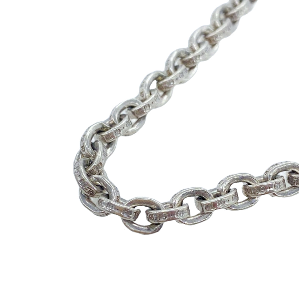 CHROME HEARTS クロムハーツ（原本無） PAPER CHAIN 18inch ペーパーチェーン 18インチ ネックレス シルバー系【中古】