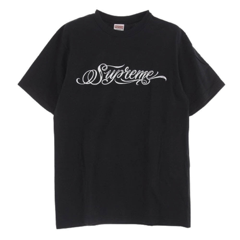 Supreme シュプリーム 24SS RN101837 Script Tee スクリプト ロゴ 半袖 T シャツ ブラック系 S【中古】