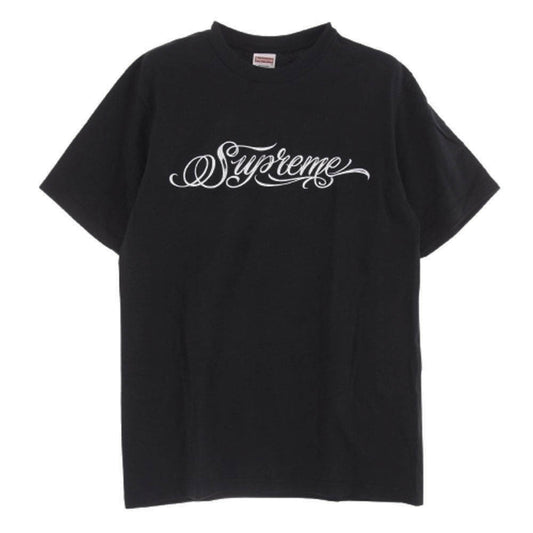 Supreme シュプリーム 24SS RN101837 Script Tee スクリプト ロゴ 半袖 T シャツ ブラック系 S【中古】