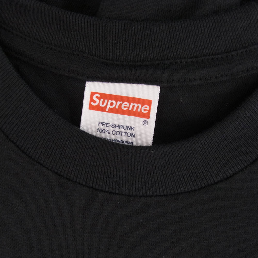 Supreme シュプリーム 24SS RN101837 Script Tee スクリプト ロゴ 半袖 T シャツ ブラック系 S【中古】
