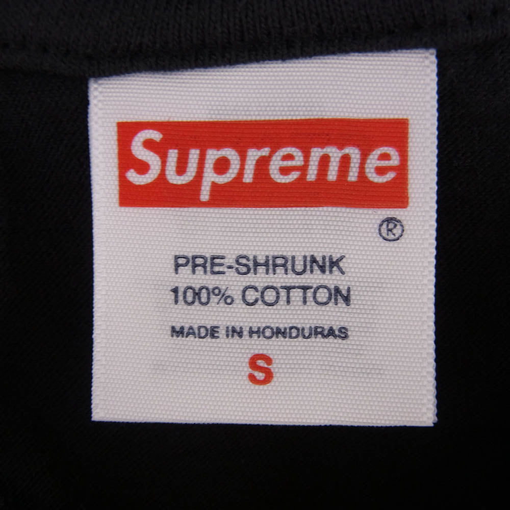 Supreme シュプリーム 24SS RN101837 Script Tee スクリプト ロゴ 半袖 T シャツ ブラック系 S【中古】