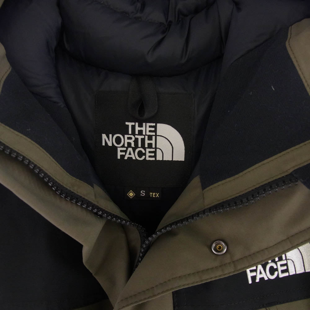 THE NORTH FACE ノースフェイス ND91930 GORE-TEX MOUNTAIN DOWN JACKET ゴアテックス マウンテン ダウン ジャケット カーキ系 S【中古】