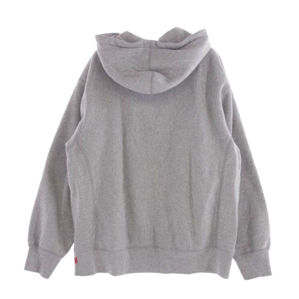 Supreme シュプリーム 20AW RN101837 CA38135 Cross Box Logo Hooded Sweatshirt クロス ボックスロゴ フーデッド スウェット シャツ プルオーバー パーカー グレー系 S【中古】