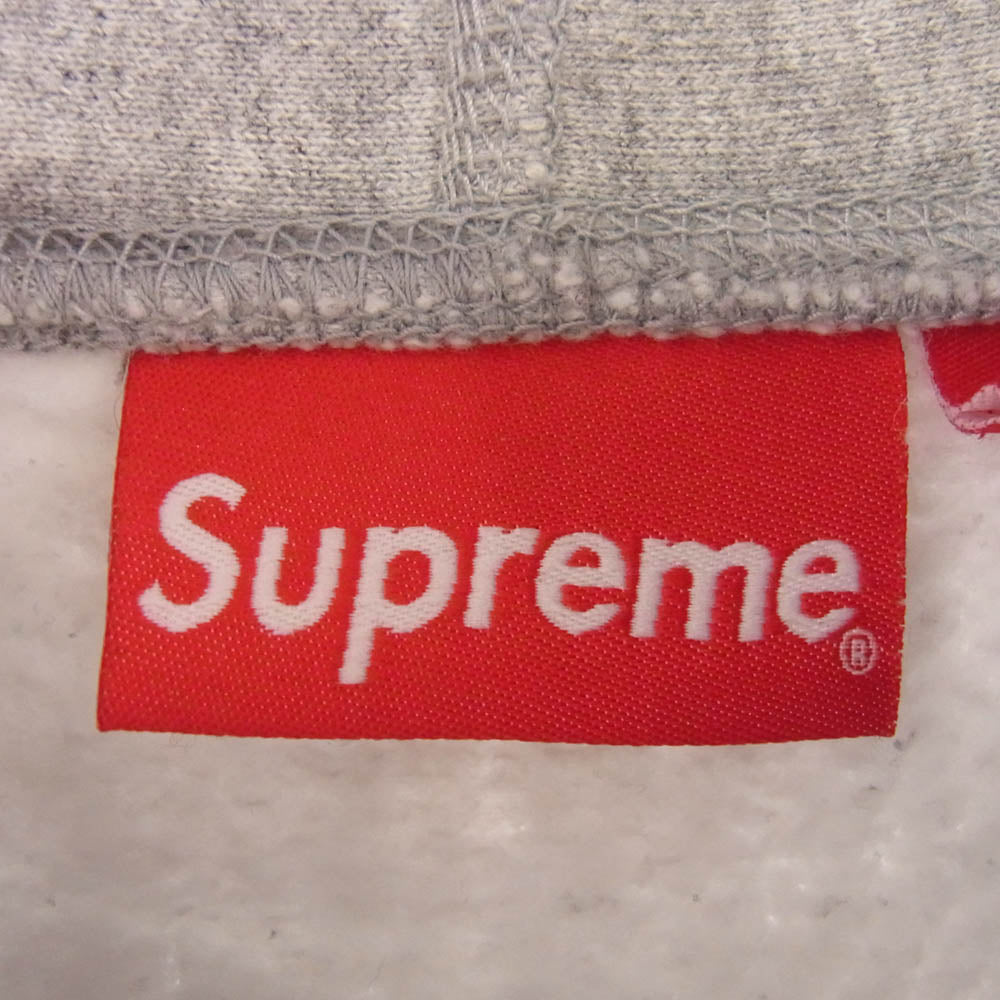 Supreme シュプリーム 20AW RN101837 CA38135 Cross Box Logo Hooded Sweatshirt クロス ボックスロゴ フーデッド スウェット シャツ プルオーバー パーカー グレー系 S【中古】