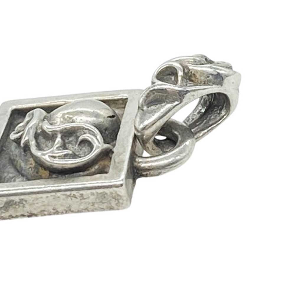 CHROME HEARTS クロムハーツ（原本無） FRAMED HEART フレームド ハート チャーム ペンダントトップ シルバー系【中古】