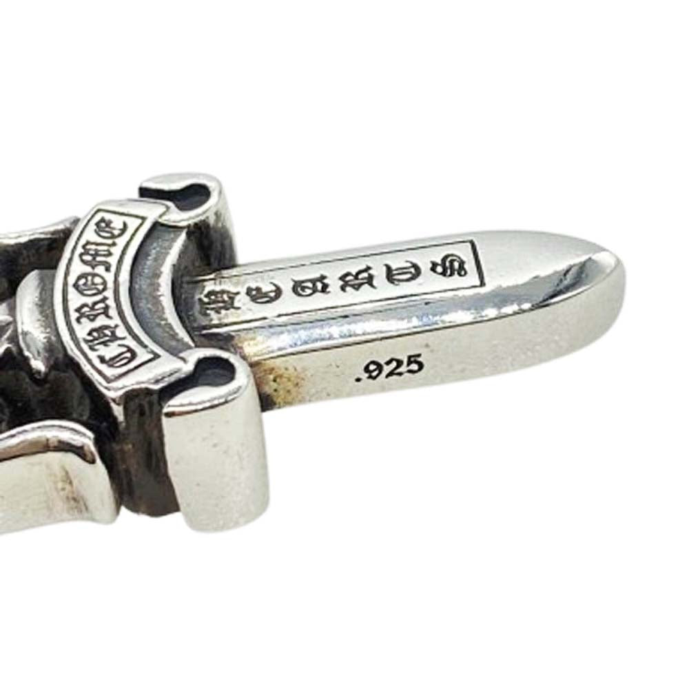 CHROME HEARTS クロムハーツ（原本有） DOUBLE DAGGER ダブル ダガー ペンダント トップ シルバー系【中古】