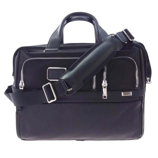 TUMI トゥミ 125351-8131 ALPHA 3 EXPANDABLE ORGANIZER LAPTOP BRIEF アルファ3 ブリーフ ケース ブラック系【極上美品】【中古】