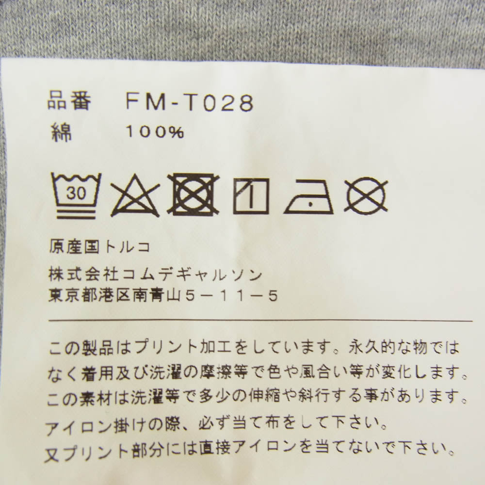 COMME des GARCONS コムデギャルソン 24SS FM-T028 SHIRT シャツ Andy Warhol アンディウォーホル エリザベステイラー クルーネック スウェット トレーナー グレー系 L【中古】