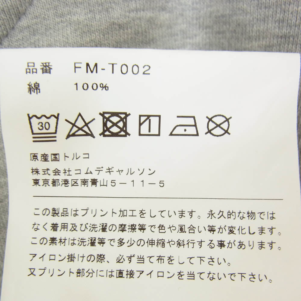 COMME des GARCONS コムデギャルソン 24SS FM-T002 SHIRT シャツ Andy Warhol Marilyn Monroe アンディウォーホル マリリンモンロー クルーネック スウェット トレーナー グレー系 L【中古】