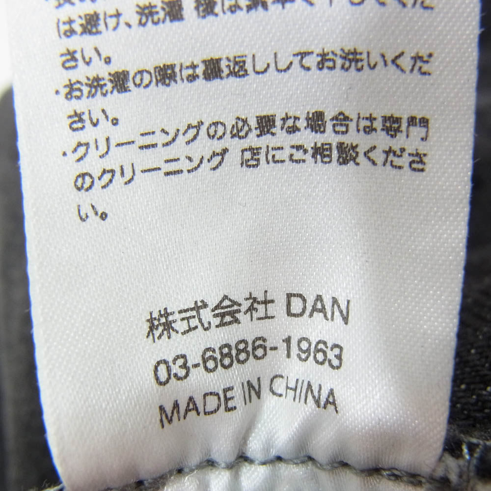 カナメ ワイド スケバン デニム パンツ ブラック系 L【中古】